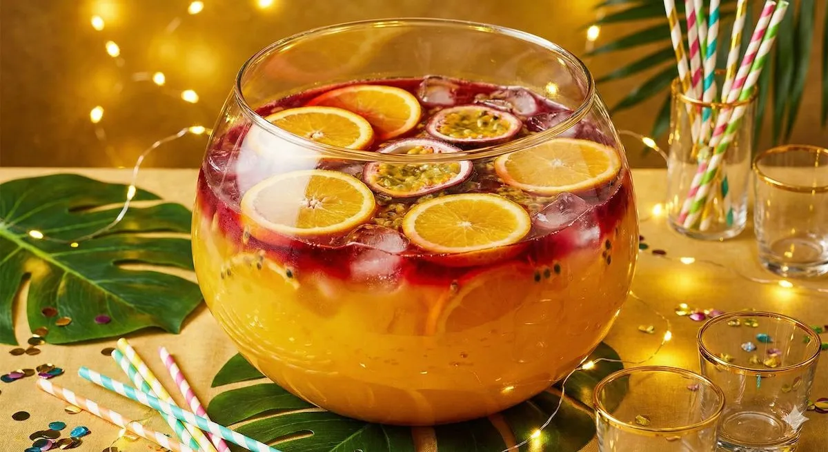 Tropical Starburst Punch Bowl